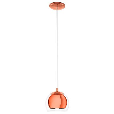 Lámpara colgante cobre de vidrio, Iroma