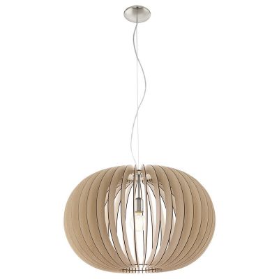 Lámpara colgante rústica madera, Kiran