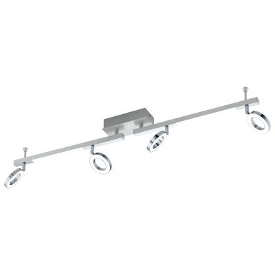 Foco de techo cromado de aluminio, Madelinde, 3W, 3000K LED