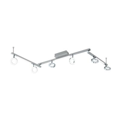 Foco de techo cromado de aluminio, Madelinde, 3W, 3000K LED