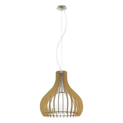 Lámpara colgante madera rústica, Betsy