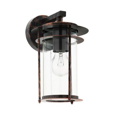 Lámpara exterior cobre de vidrio, Bijou, IP44