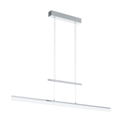 Lámpara colgante cromada de plástico, Cassandra, 13W, 3000K LED