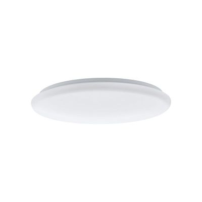 Plafón de techo blanco de acero, Patryk, 40W, color de luz ajustable LED