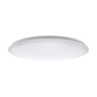 Plafón de techo blanco de acero, Patryk, 80W, color de luz ajustable LED