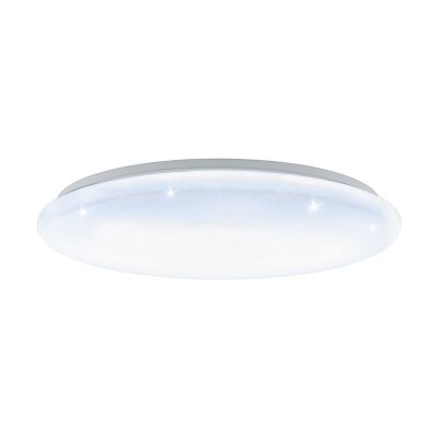 Plafón de techo blanco de acero, Patryk, 40W, white switch LED
