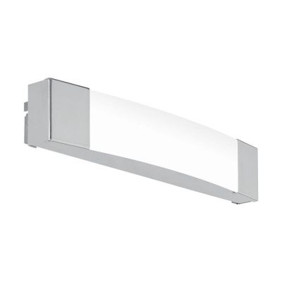 Espejo con luces cromado de plástico, Rafi, 8W, 4000K LED, IP44