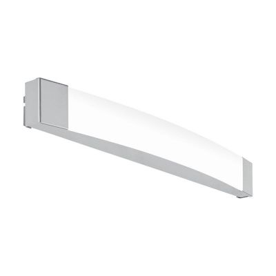 Espejo con luces cromado de plástico, Rafi, 16W, 4000K LED, IP44