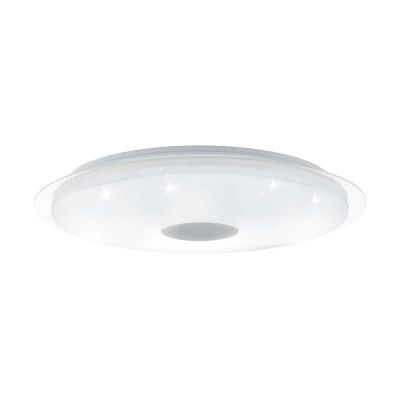 Plafón de techo transparente de plástico, Dunya, 40W, color de luz ajustable LED