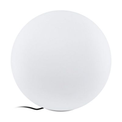 Lámpara exterior blanca de plástico, Jovana, IP65, con interruptor