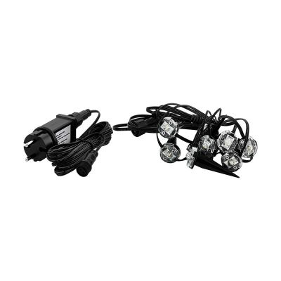 Estaca para jardín transparente de plástico, Vanja, 3W, 3000K LED, IP65