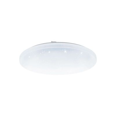 Plafón de techo blanco de acero, Eloise, 24W, color de luz ajustable LED