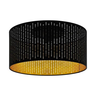 Plafón de techo negro de acero, Yori