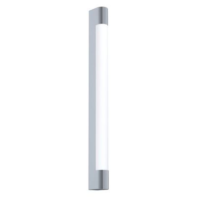 Espejo con luces cromado de acero inoxidable, Wilson, 16W, 4000K LED, IP44
