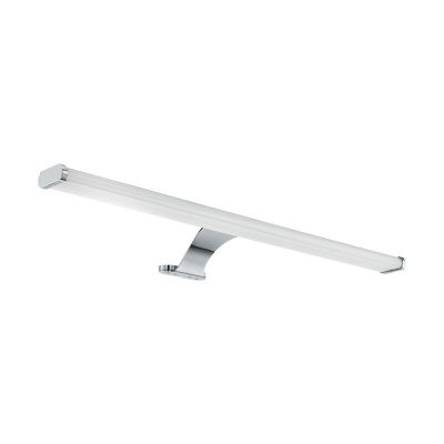 Espejo con luces cromado de acero, Yvanka, 10W, 3000K LED, IP44