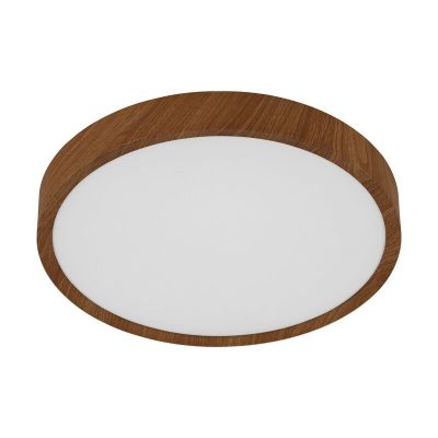 Plafón de techo marrón de plástico, Jouk, 16W, 3000K LED