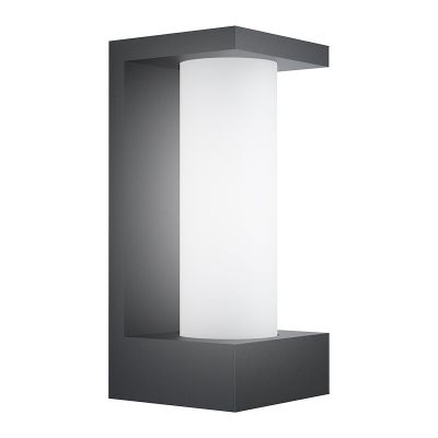 Lámpara exterior negro de aluminio, Lilianne, 6W, 3000K LED, IP44