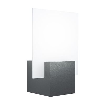 Lámpara exterior negro de aluminio, Lilith, 6W, 3000K LED, IP44