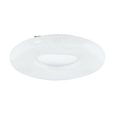Plafón de techo blanco de acero, Ziya, 24W, color de luz ajustable LED