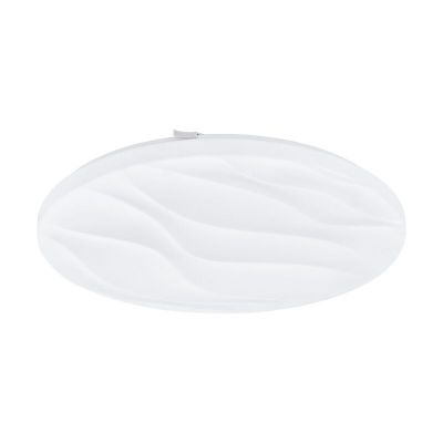 Plafón de techo blanco de acero, Aniel, 36W, 3000K LED