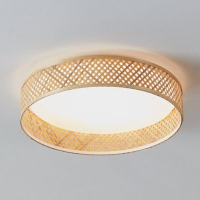 Plafón de techo marrón de aluminio, Jolene, 24W, 3000K LED