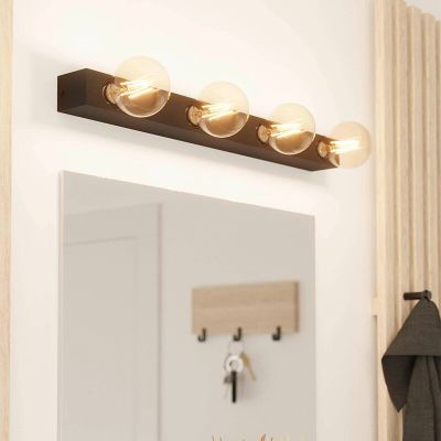 Aplique negro de aluminio, Raoul