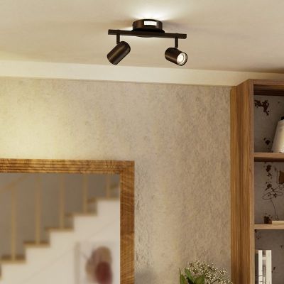 Foco de techo bronce de acero, Montemurro, 3,7W, white switch LED