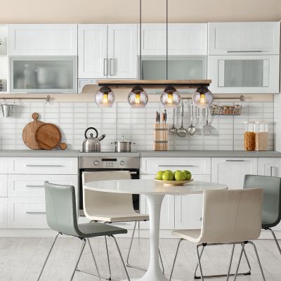 Lámpara colgante diseño madera, Caecilia