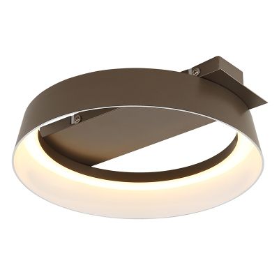 Plafón de techo marrón de metal, Sybrich, 12W, 3000K LED