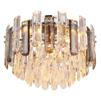 Lámpara de techo cromada de acrílico, Payam