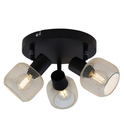 Foco de techo gris industrial, Emado