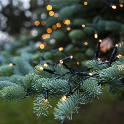 Luces de Navidad LED de 7,2 m con batería, 96 lámparas, interior y exterior