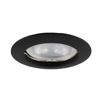 Foco empotrable negro de aluminio, Ipsi