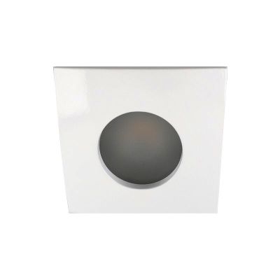 Foco empotrable baño blanco de aluminio, Pelle, IP44