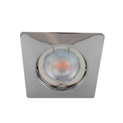 Foco empotrable cromado de metal, Filo