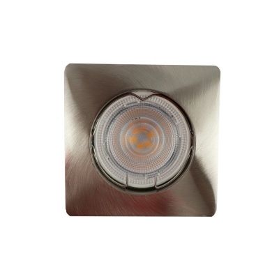 Foco empotrable cromado de metal, Filo
