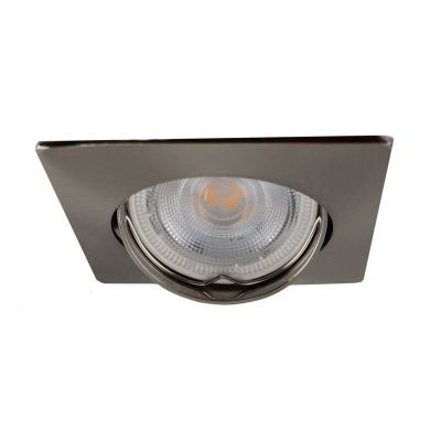 Foco empotrable cromado de metal, Filo
