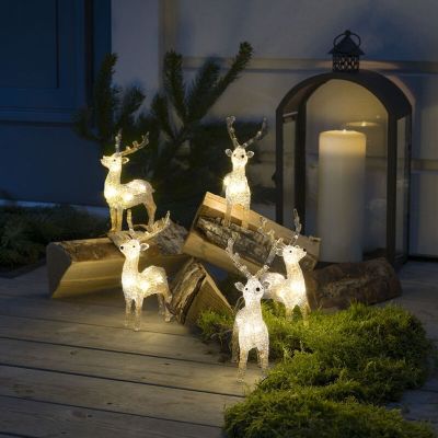 5 LED Deer, para interior y exterior