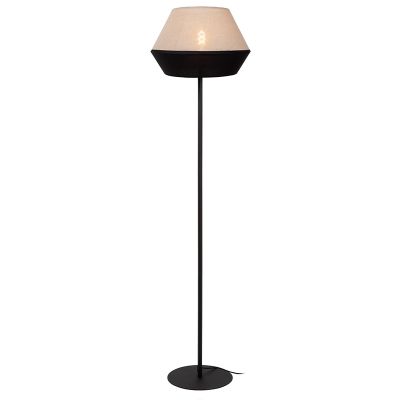 Lámpara de pie moderna beige, Kala, con interruptor