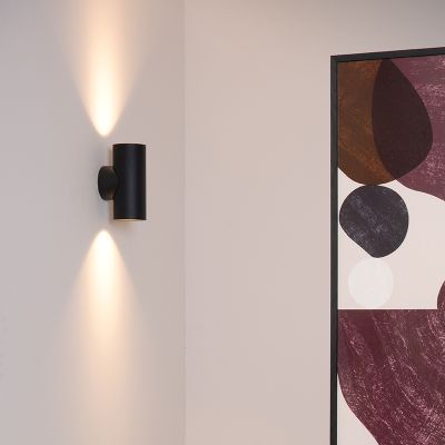 Aplique up down moderno negro, Bondi