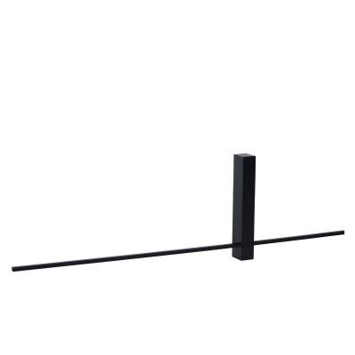 Aplique moderno negro, Segin, 6W, 2700K LED