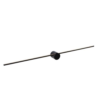 Aplique moderno negro, Mizar, 10W, 2700K LED, IP44