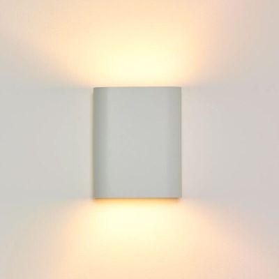 Aplique up down moderno blanco, Ovalis