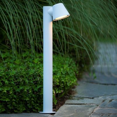 Lámpara exterior moderna blanca, Dingo, IP44