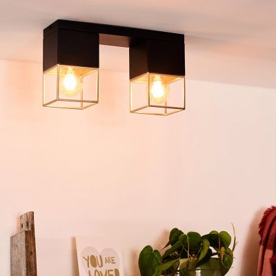 Plafón de techo moderno dorado, Rixt