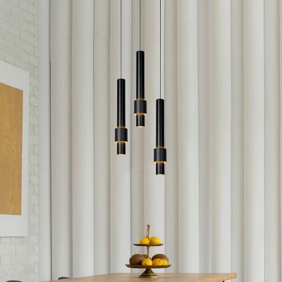 Lámpara colgante moderna negra, Margary, 4W, 2700K LED
