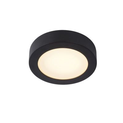 Plafón de techo moderno negro, Brice, 11W, 3000K LED, IP44
