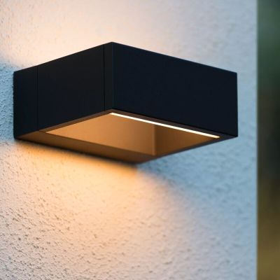 Lámpara exterior moderna antracita, Goa, 6W, 3000K LED, IP54