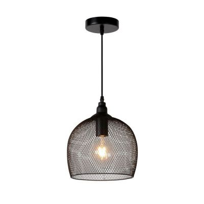 Lámpara colgante retro negra, Mesh