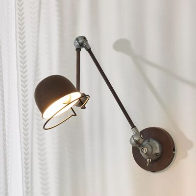 Aplique industrial color óxido, Honore, con interruptor